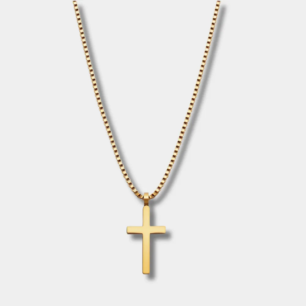 Classic Cross & Box Chain
