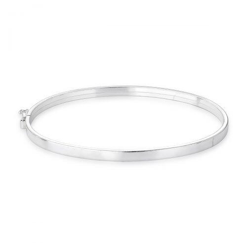 Bracelete de Prata Quadrado