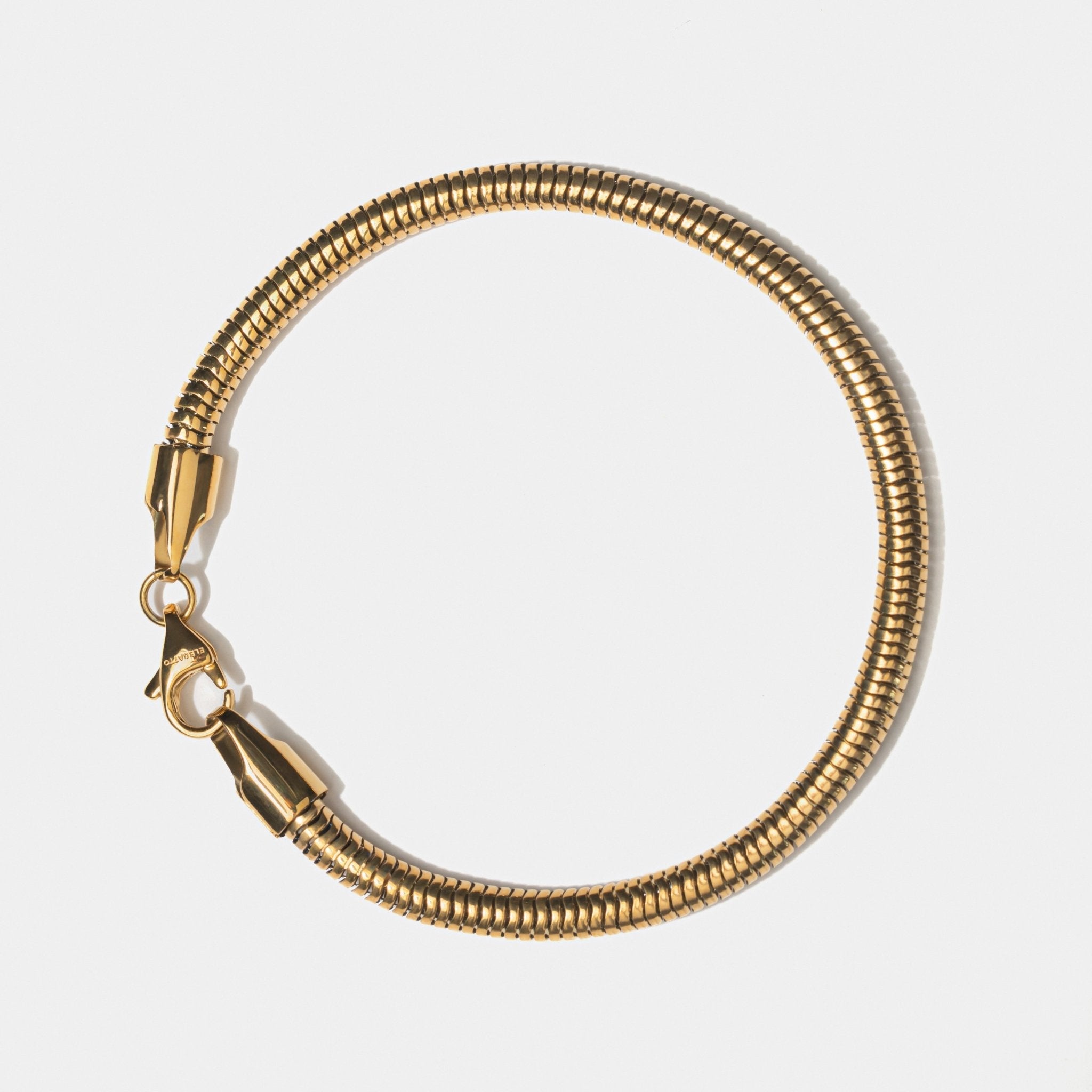 Snake Bracelet Gold (4mm)